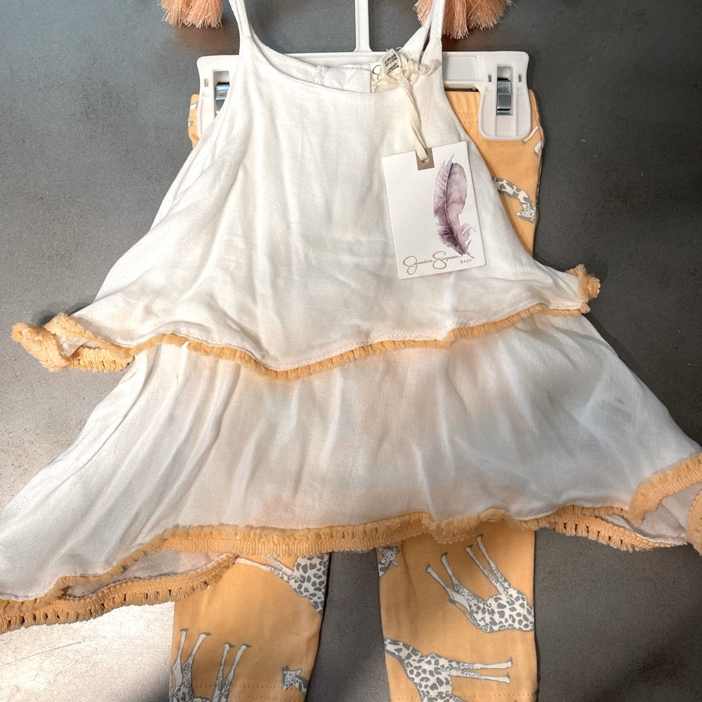 NWT 12 Month 2pc Jessica Simpson Summer Outfit